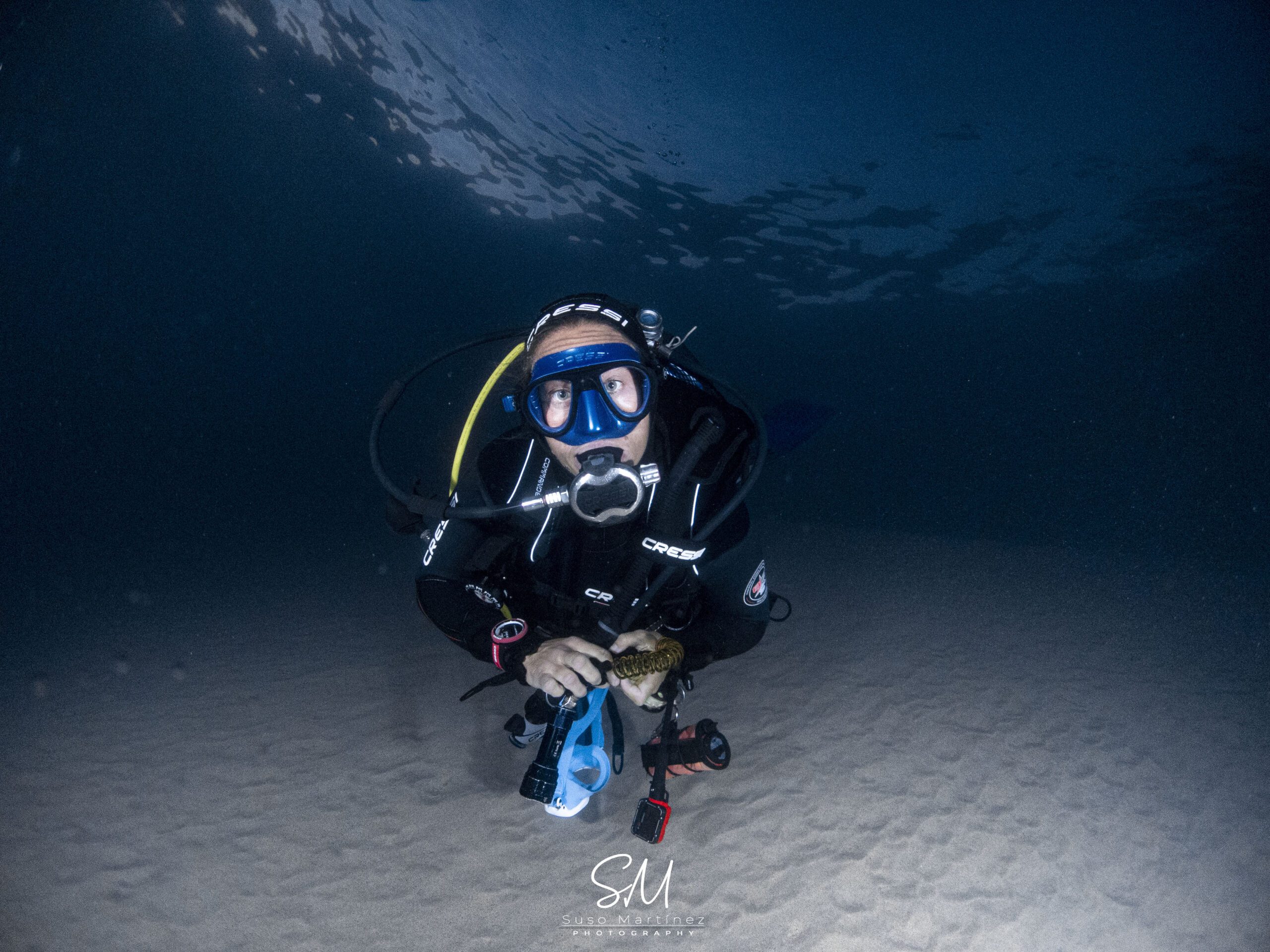 Bautizo de buceo en el mar en Fuerteventura